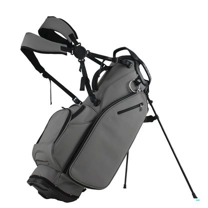 14 Way Full Length Dividers Golf Stand Bag, Tour Grade Durable Synthetic Leather Golf Club Bag, Adjustable Double Shoulder Strap