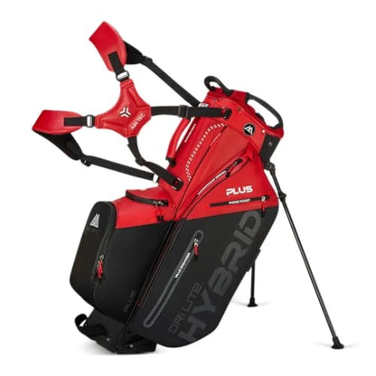 Dri Lite Hybrid Plus 14 Way Divider Golf Stand Bag, Waterproof, Lightweight, Dual Strap, Fits Push Carts