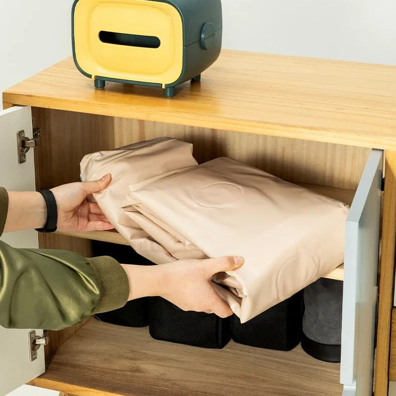 2-Person Flocked Air Mattress Set | 195×150×25cm Dimensions | Electric Pump Included | Full Kit (Bags Pillows Patches)