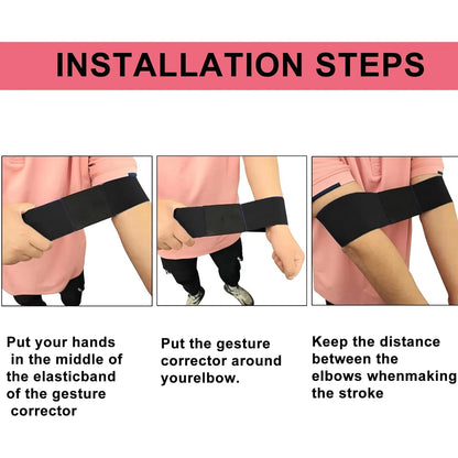 Golf Swing Trainer Posture Corrector Band for Beginners Arm Hand Motion Exercise Tension Elastic Fitness Equipmen
