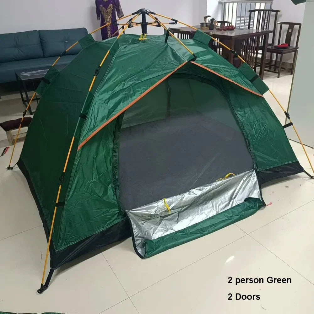 Portable Outdoor Automatic Tent 2/3~4 Person Easy Instant Setup Camping Tent Multistyles Backpacking Tent