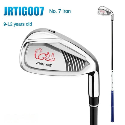 PGM Clubs Kids  Golf 7#  IRONS Right Handed Aluminum Alloy Head Children  for 3-12 Years Pole Carbon Shaft JRTiG007