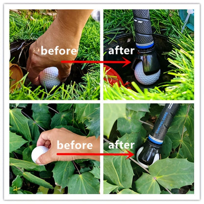 1Ppcs Golf Ball Retriever for Putter without bending,3-Prong Golf Ball Grabber Picker Upper tool, help you catch the ball easily
