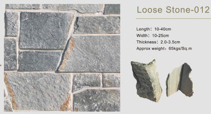 Yellow wood-grain loose stone—creative decorative stone for mosaic-style applications—suitable for indoor and outdoor garden flooring and wall surfaces.