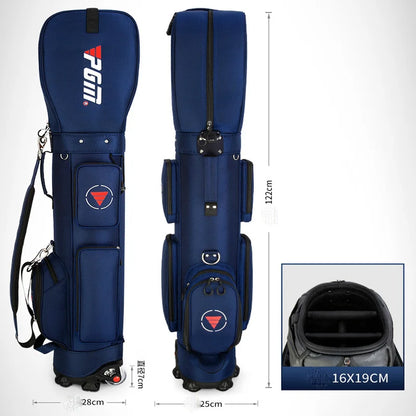 Golf Bag with Wheels Ultra-light Sport Standard Golf Bags Large Capacity Golf Aviation Ball Storage Multifunctional QB069