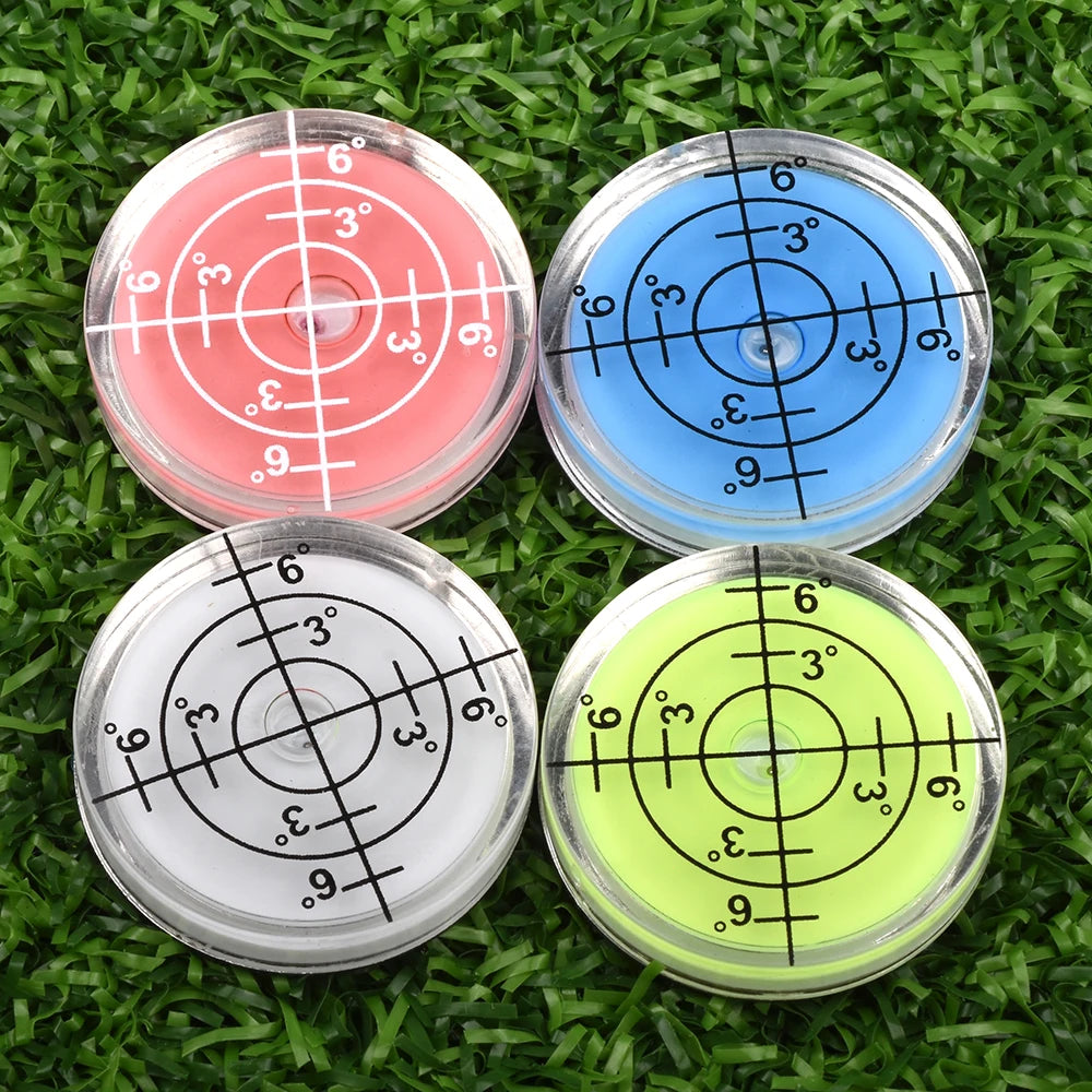 Plastic Golf Hat Clip Golf Club Hat Cap Clip With Detachable Magnetic Ball Marker Golf Level Function Marks Magnetic Cap Clip