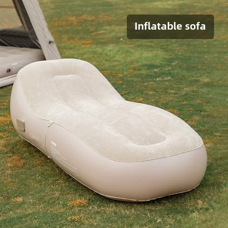 Fast Inflatable Air Sofa Bed | Outdoor Portable Air Mattress | Lazy Camping Automatic Inflatable Sleeping Mat | Updated