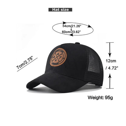 Summer Mesh Baseball Cap Women Men ENJOY LIFE Letter Patch Snapback Hat Casual Breathable Unisex Street Hip Hop Trucker Caps