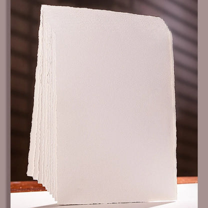 Borrence Blank Watercolor Paper 10-20 Sheets Postcard Dly Hand Painted Card Bookmark 300g Medium Cotton Pulp Art For Students