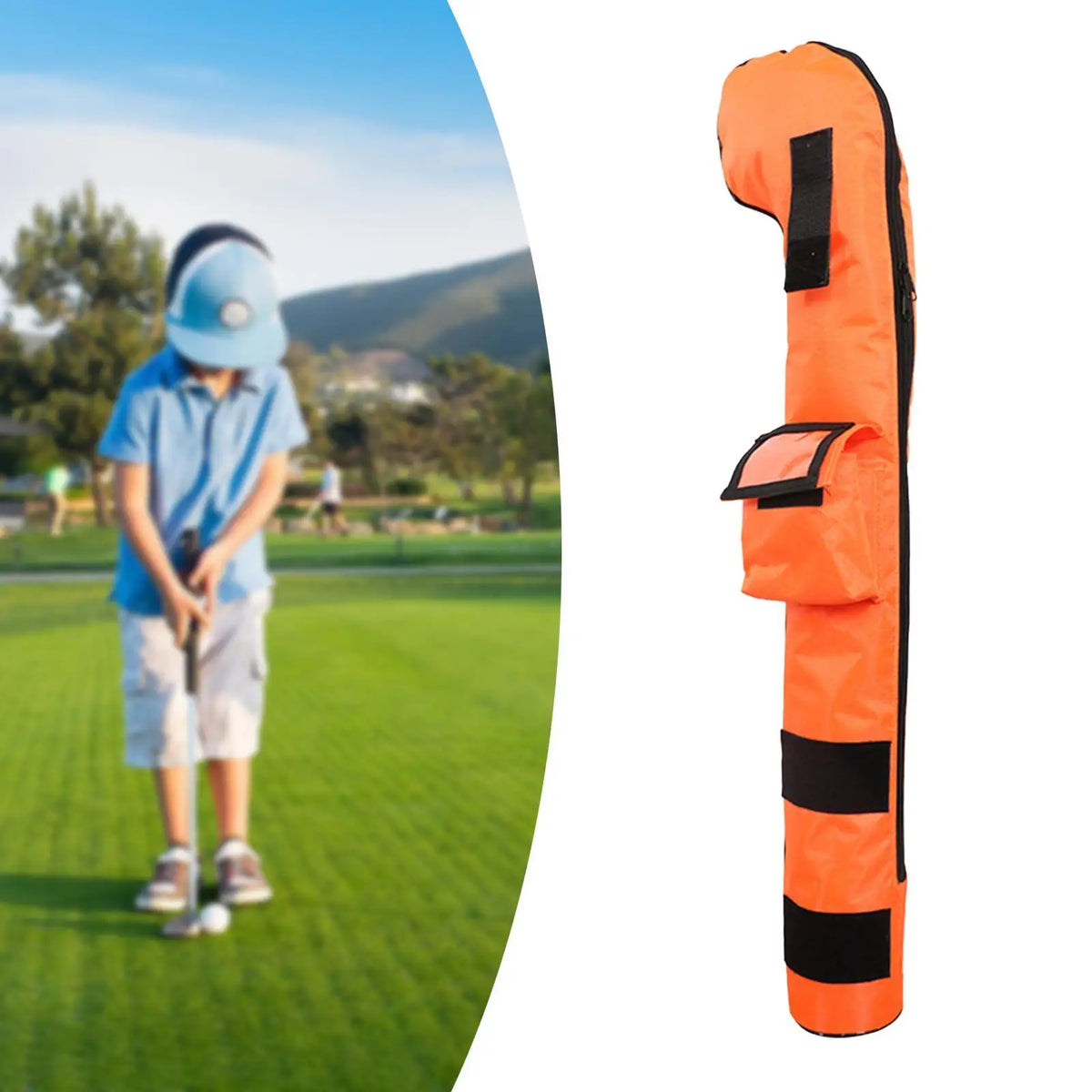 Golf Club Bag Mini Tote Bag Holds 3 Golf Clubs Portable Lightweight Carrying Carry Bag for Practice Ladies Children Range Women
