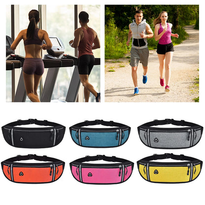 Running Belt Phone Holder Belt Waist Bag Waist Pack for Running Walking Cycling Camping Gym