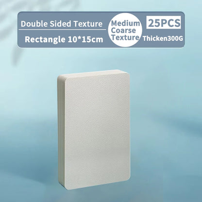 Watercolor Paper Square/Round 50 Sheets Professional Drawing Cardboard Water Color Paper Postcard for Painting School Supplies