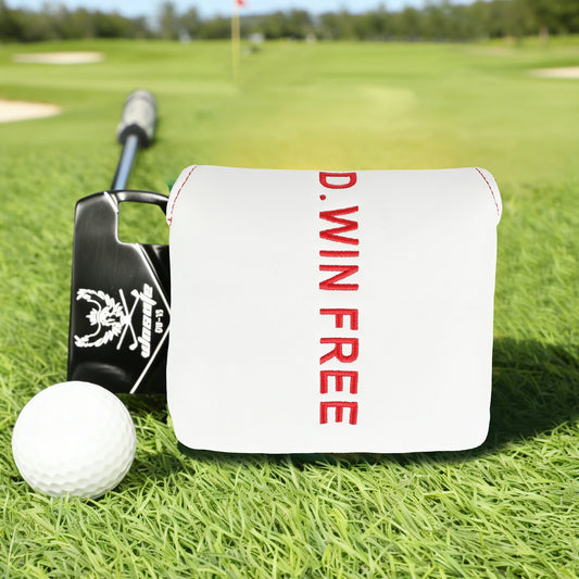 Golf Putter Head Cover With Eye-catching – PU & Wear-Resistant, Soft Velour Lining,Best Gift For Golfers