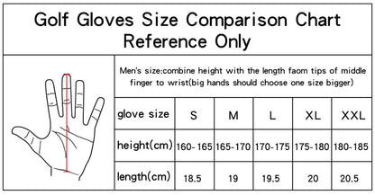 1pc Golf Gloves PU Leather Superelasticity Magic Gloves 2 Colour Blue Red For Men Schoolboy Gentleman For Game Ball New