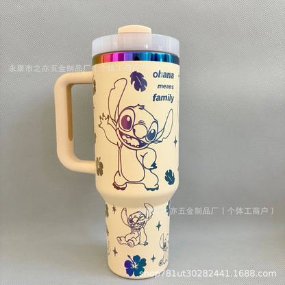New Cute 40oz Stainless Steel Insulated Cup 1180ml 304 Stainless Steel Vacuum Insulated Car Coffee Cup Sports Outdoor Travel