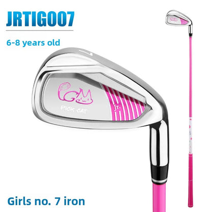 Golf Club Boys And Girls #7 Iron Children'S Beginner Practice Lightweight Carbon Club Height Elastic Carbon Rod