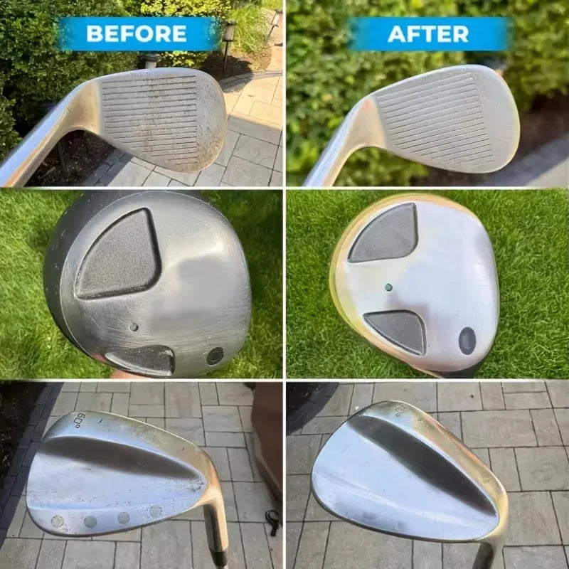 Golf Club Polishing Wax - Oxidation Scratch Remover Mirror Shine Restore for Woods Irons Putters
