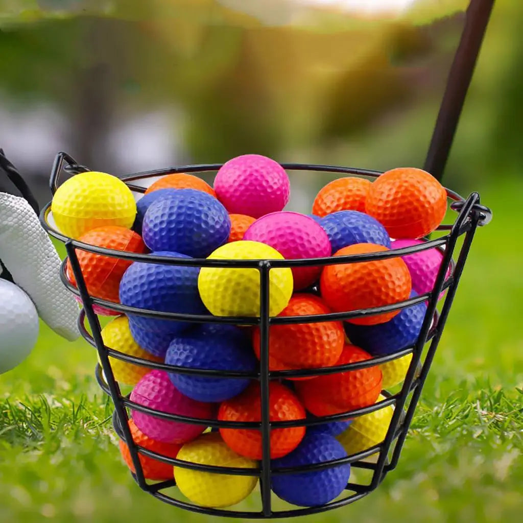 Golf Ball Holder Container with Handle Bucket