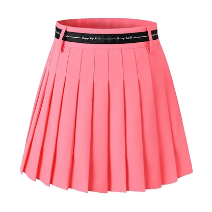 Golf  Skirts For Women High Waist Double Layer Pleated Skirt Gym Sports Fitness Running Yoga Soft Athletic Workout Skort