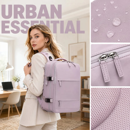 Concise USB Charging Laptop Backpack Women Bag High Quality Nylon Business Computer Backpack Women Outdoor Travel Backpack Women