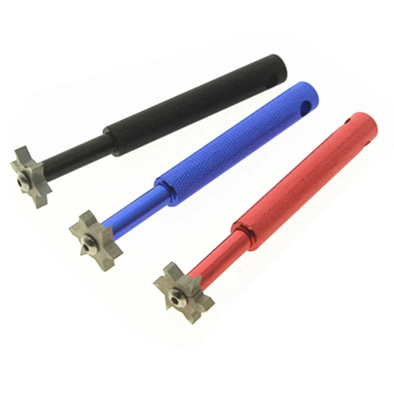 6-in-1 Golf Club Groove Sharpener - Portable Re-Grooving Cleaner Tool for Wedges, Irons, Putters & Utility Clubs