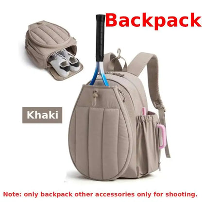 Tennis Badminton Rackets Bag Large Storage Outdoor Travel Sports Training Commuting Shoulder Bags Pickleball Paddle Handbag