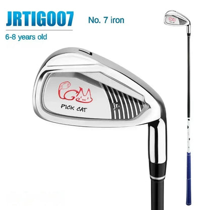 PGM Clubs Kids  Golf 7#  IRONS Right Handed Aluminum Alloy Head Children  for 3-12 Years Pole Carbon Shaft JRTiG007