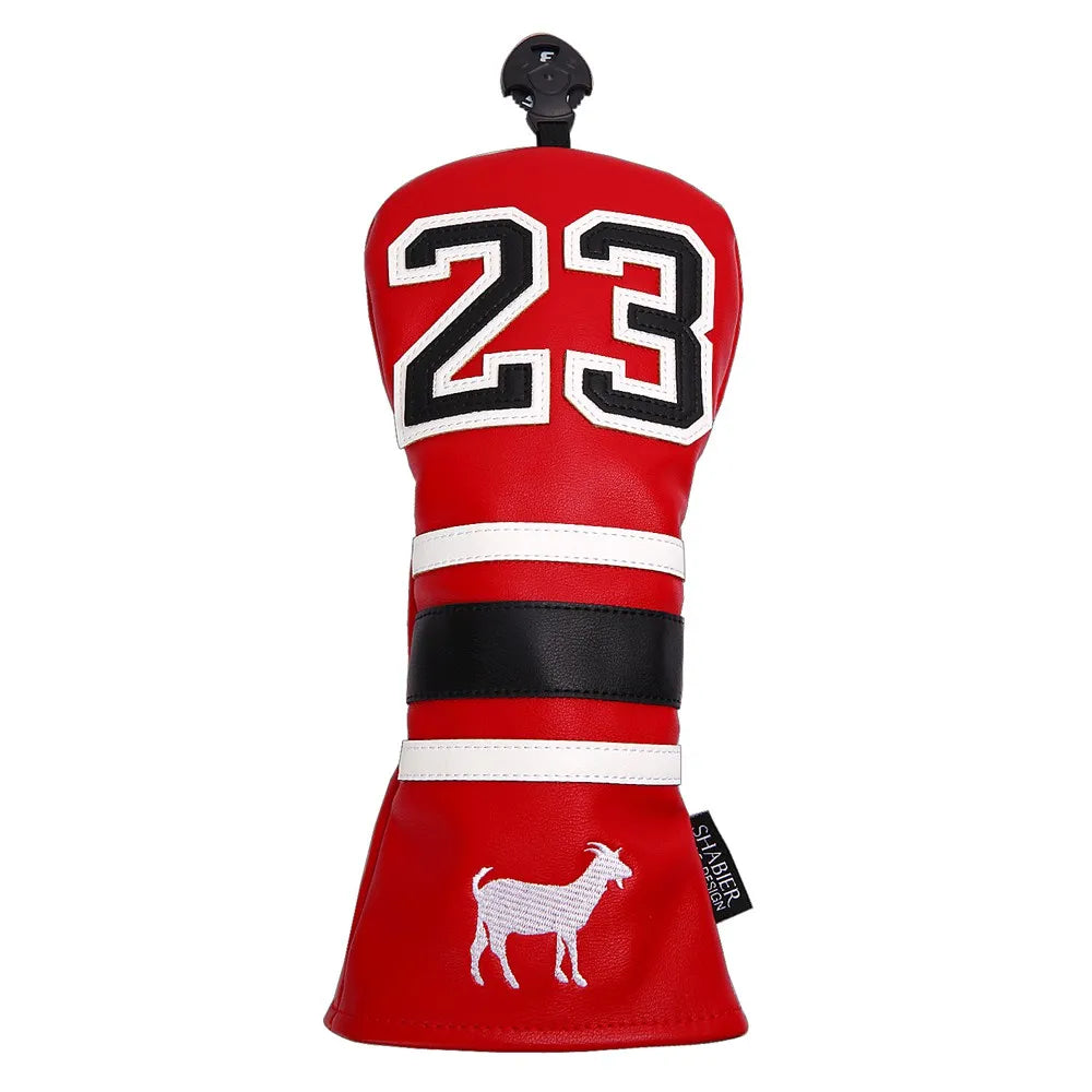 PU Leather Number 23 Golf Club Headcover Set Golf 460CC Driver and FW  Fariway Wood Hybird Cover
