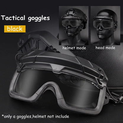 Tactical Goggles Gear Riding Windproof Eyewear Glasses Shooting Protection Tactical Goggles UV Protection Sport Glasses