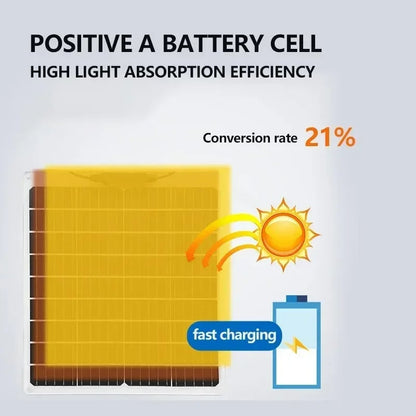 70/40W Foldable Solar Panel | 5V USB Portable Battery Charger For Cell Phone | Outdoor Waterproof Power Bank | For Camping Accessories