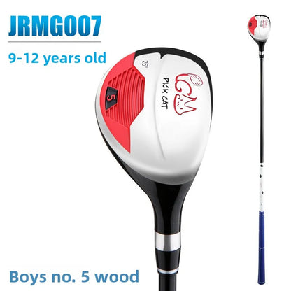 PGM Kids Golf Club Junior Wood Hybrid Club 312 Years Children Beginner Training Right Hand Golf Practice Club