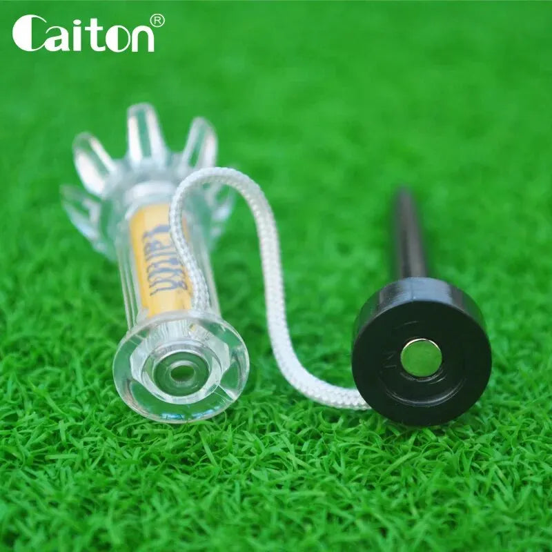 Improve Your Golf Game with the 5-piece Magnetic Plastic Golf Tee Set - 360-degree Bounce