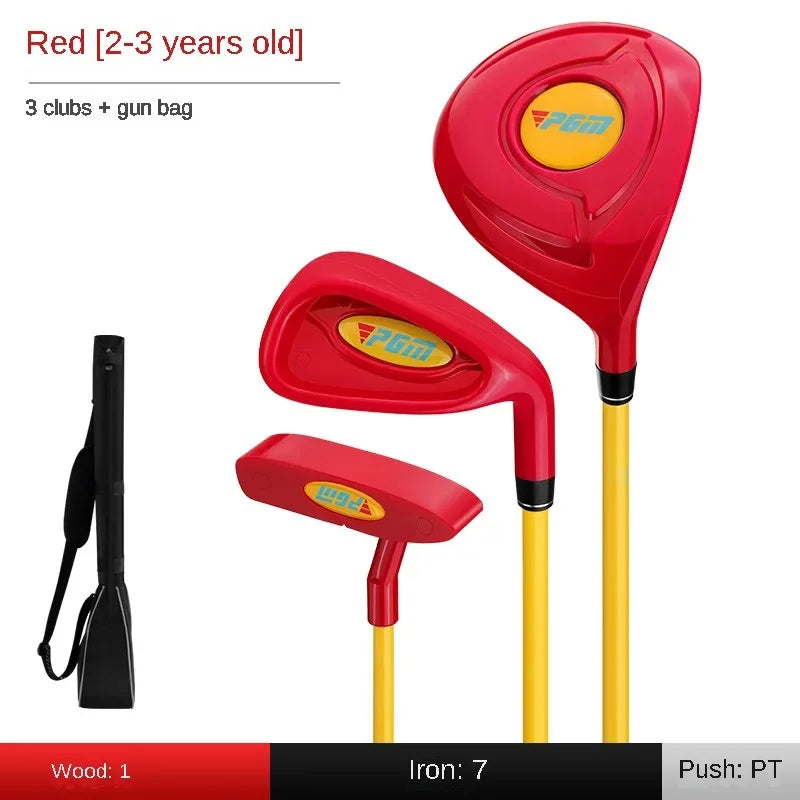 Golf Club Set Boy Girl Beginner's Golf Training Wood Iron Swing Putter Bag Gift JRTG011