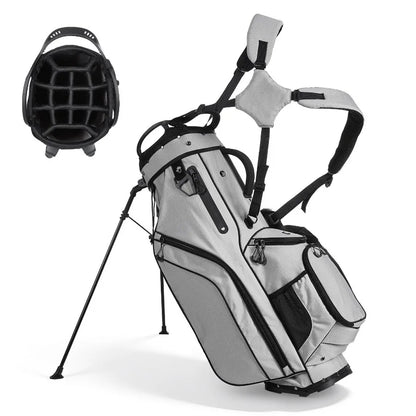 Golf Cart Bag, 14 Way Top Divider Organizer, 2-in-1 Golf Club Bag with Full-length Divider, Dual Shoulder Straps, Support Legs,