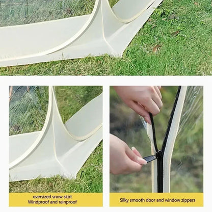 5-8 PERSON TENT Sunroom Transparent Camping Tent | Starry Sky Dome Tent | Portable Spherical Tent | 360-Degree Panoramic Window Outdoor