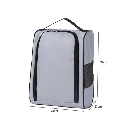 Portable Golf Shoe Bag Oxford Cloth Shoe Carrier Bags Breathable Lightweight Golf Handbag Dustproof Football Tennis Shoe Bag