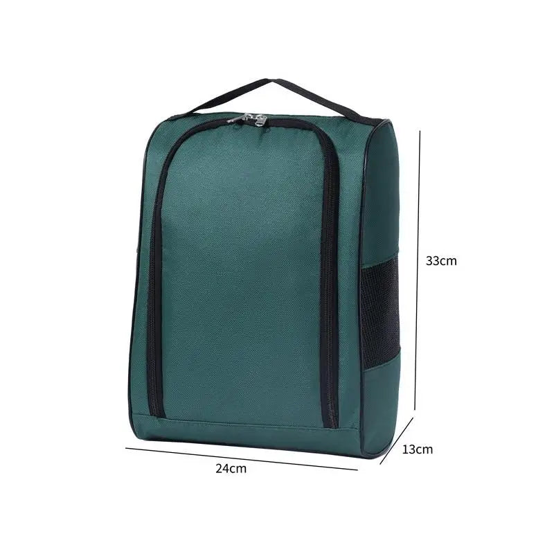 Portable Golf Shoe Bag Oxford Cloth Shoe Carrier Bags Breathable Lightweight Golf Handbag Dustproof Football Tennis Shoe Bag