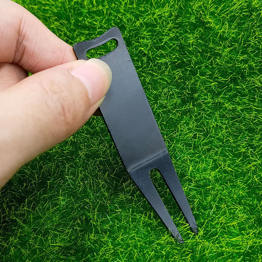 20 Pack Metal Bent Golf Divot Repair Tools Portable Pitch Forks for Golf Course Recovery Green Divot Forks