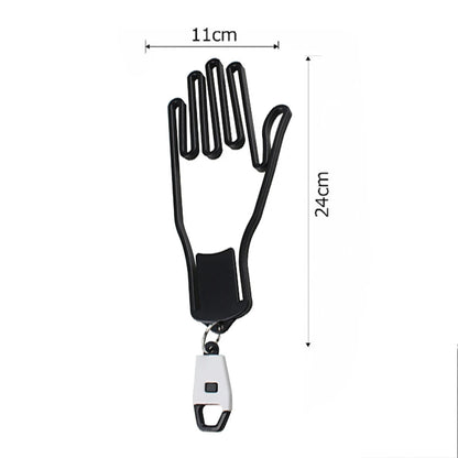 Golf Glove Holder Rack Portable Plastic Gloves Hanger with Key Chain Golf Gloves Supports Gloves Stretcher Stand for Golf Lovers