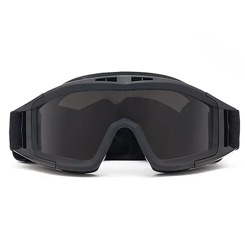 Outdoor tactical glasses, desert locust military fan goggles, dust-proof shooting, motorcycle CS shock resistant sports glasses