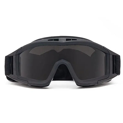 Outdoor tactical glasses, desert locust military fan goggles, dust-proof shooting, motorcycle CS shock resistant sports glasses