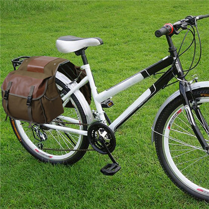 Motorbike Large Capacity Saddle Bag Motorcycle Riding Travel Canvas Waterproof Panniers Box Side Tools Bag Pouch