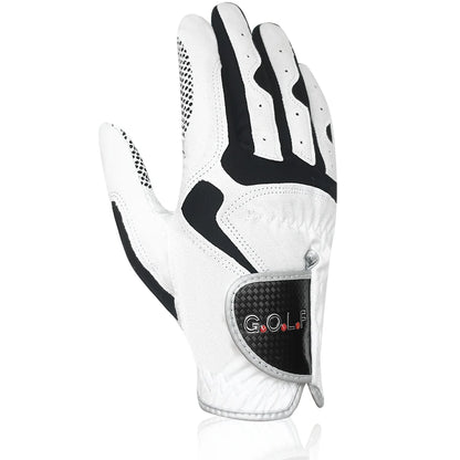 1pc Golf Gloves for Men Women Left Right Hand Brand New Fabric Lycra Sports Gloves Pair Golfer Gift Blue White
