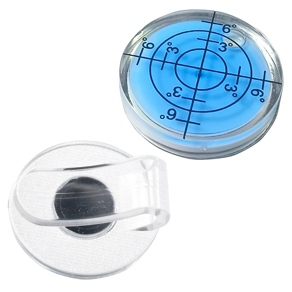 Plastic Golf Hat Clip Golf Club Hat Cap Clip With Detachable Magnetic Ball Marker Golf Level Function Marks Magnetic Cap Clip