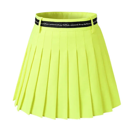 Golf  Skirts For Women High Waist Double Layer Pleated Skirt Gym Sports Fitness Running Yoga Soft Athletic Workout Skort