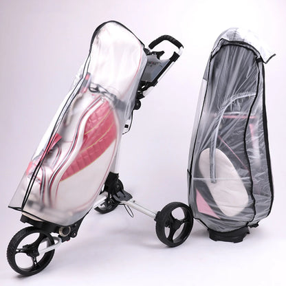PVC Golf Bag Rain Cover Waterproof Clear Golf Cart Travel Bag Golf Bag Protector Golf Trolley Rain Bag Outdoor Sporting Supplies