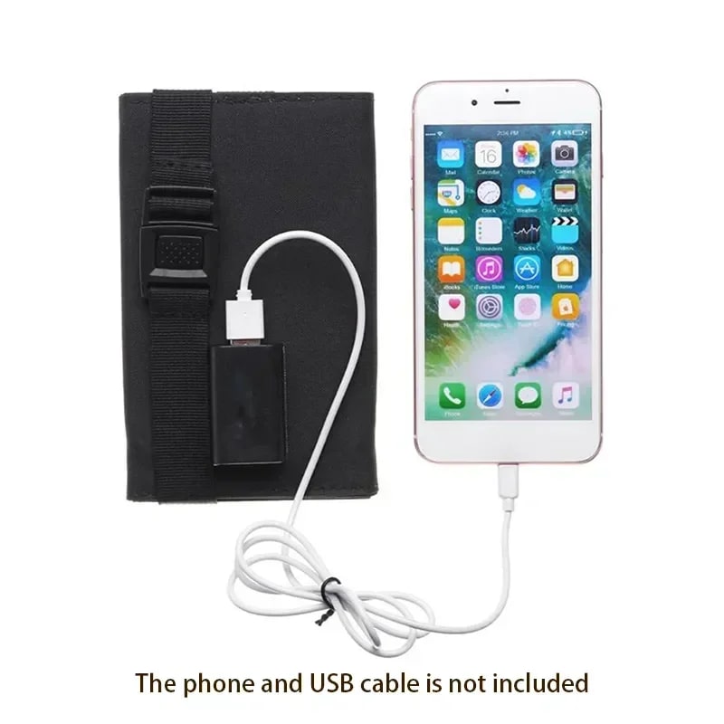 70/40W Foldable Solar Panel | 5V USB Portable Battery Charger For Cell Phone | Outdoor Waterproof Power Bank | For Camping Accessories