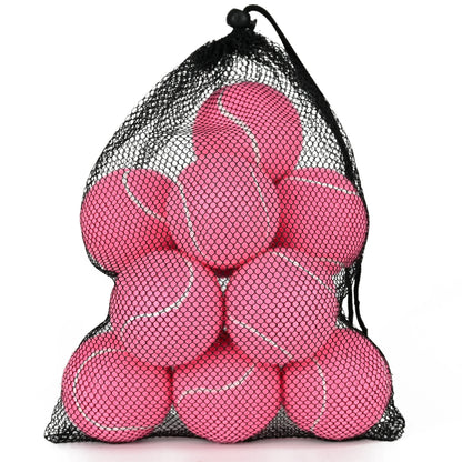 Tennis Balls | Advanced Training  Balls for Beginner Pet Dog practice | Tennis Balls with Mesh Bag for Easy Carry