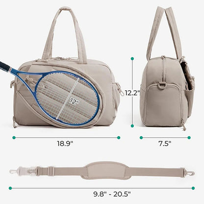 Tennis Badminton Rackets Bag Large Storage Outdoor Travel Sports Training Commuting Shoulder Bags Pickleball Paddle Handbag
