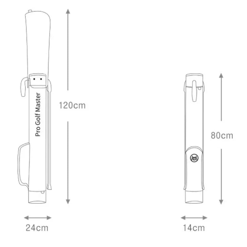 Lady Golf Stand Bracket Gun Bag Women Clubs Rack Package TPU Waterproof Ultra Light Portable QIAB026 Wholesale